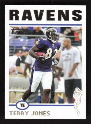 2004 Topps Collection #212 Terry Jones Baltimore Ravens - Image 1 of 2