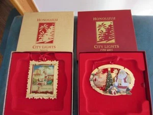 2 Honolulu City Lights Annual Christmas Ornaments - 2010 & 2011 (New Other) - Picture 1 of 1