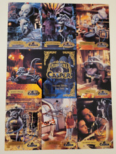 1995 CASPER FRIENDLY GHOST Promo TRADING CARD AD Uncut DEALER SHEET Fleer Ultra