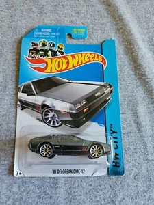 Hot Wheels 81 Delorean DMC-12 2014 gris 33/250 Little Bend Speed Team - Imagen 1 de 6