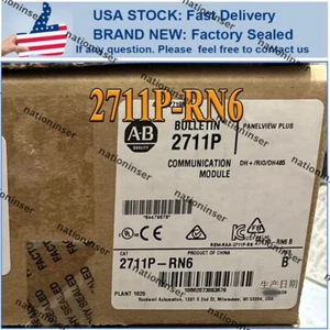 NEW Allen-Bradley 2711P-RN6 /B PanelView Plus Communication Mod 2711P-RN6 US - Picture 1 of 6
