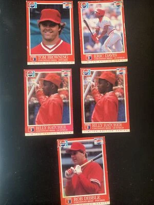Pepsi MLB Cincinnati Reds Cards SIGNED - Image 1 of 4