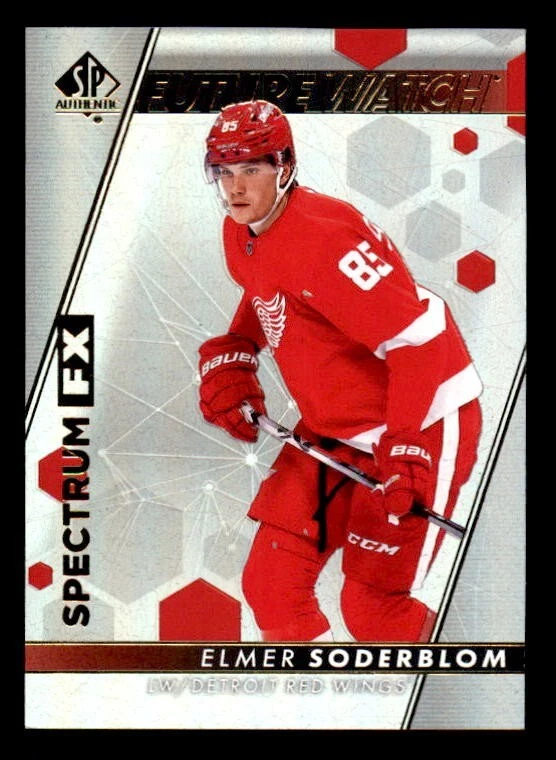 2022-23 SP Authentic Spectrum FX #S71 Elmer Soderblom Future Watch Unscribed - Image 1 of 2