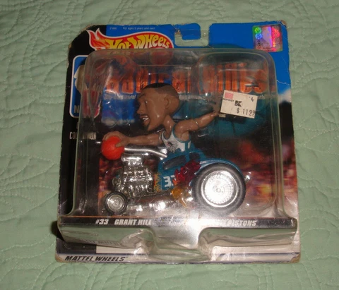 1998 Hot Wheels Radical Rides #33 Grant Hill Hot Rod Figurine Cover