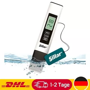 Wassertester 3in1 TDS/EC/Temp – Wasserqualität-Tester für Trinkwasser, Aquarien - Bild 1 von 7