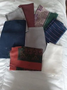 Bundle Of Silk Offcuts - Picture 1 of 5