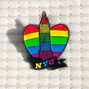 NYC Pride Enamel Pin - Picture 1 of 2