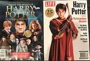Lot 2 NEW 2022 Magazines Life Harry Potter 25 Years,Ultimate guide to all Movies - Picture 1 of 1