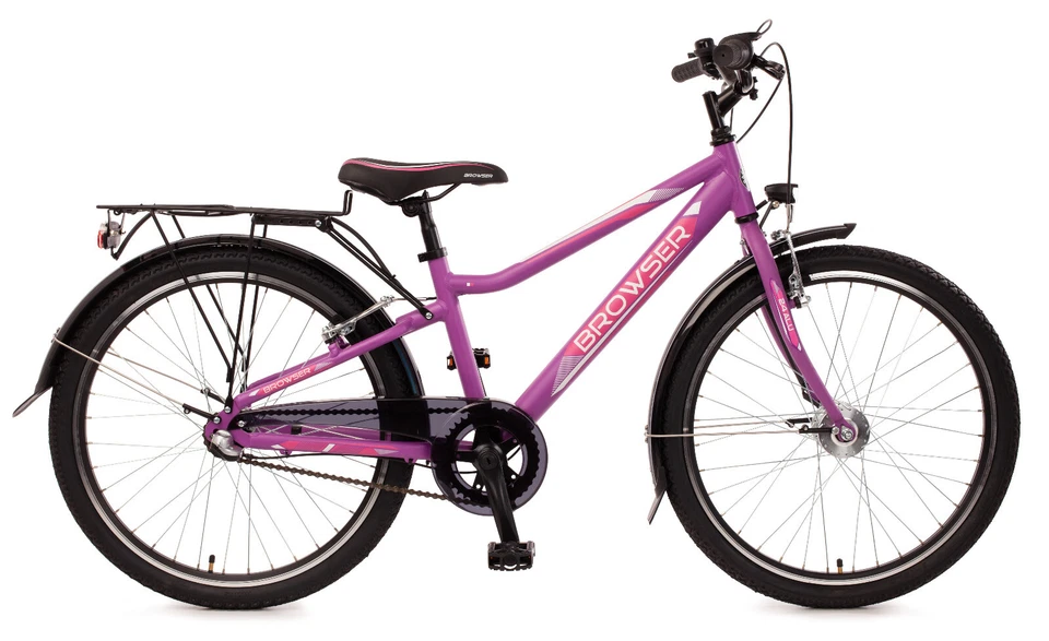 24"Zoll Jugendfahrrad "Browser" 3Gg. m. Rücktritt, lila-matt (B-Ware) - Bild 1 von 1