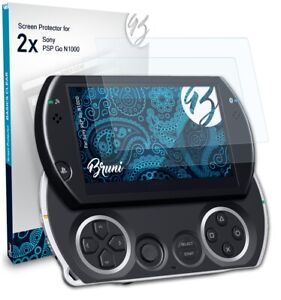 Bruni 2x Folie für Sony PSP Go N1000 Schutzfolie Displayschutzfolie