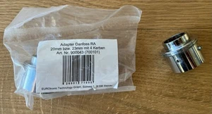 Heizkörper Ventil Adapter Danfoss RA 700101 20 mm / 23 mm - Bild 1 von 5
