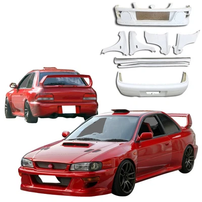 ModeloDrive FRP LS WRC 98 Wide Body Kit 11pc (GC8) 2dr Coupe for Impreza Subaru - Image 1 of 4