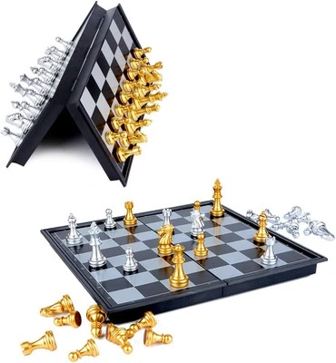 Schach - Hoshin Tragbares Classic Faltbares Reise Magnetisches schachspiele mit