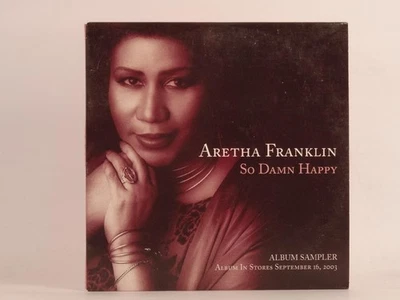 ARETHA FRANKLIN SO DAMN HAPPY (F19) 3 Track Promo CD Single including Card Sleev - Image 1 of 4