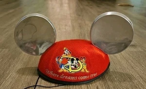 Cappello Orecchio di Topolino Vintage Disneyland "Dove i sogni diventano realtà" - Foto 1 di 5