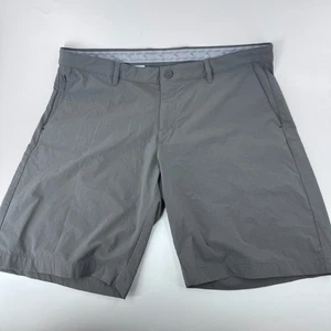 Tommy Bahama anthrazitgraue Herrenshorts mit flacher Vorderseite - Bild 1 von 10