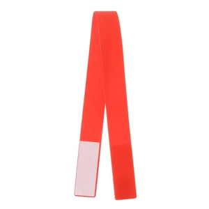 Poignée de téléphone sangle portable bracelet silicone cordon élastique rouge 1 pièce - Photo 1 sur 5