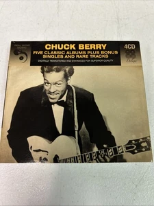 Five Classic Albums Plus by Chuck Berry (CD, Nov-2011, 4 Discs, Real Gone) - Picture 1 of 2