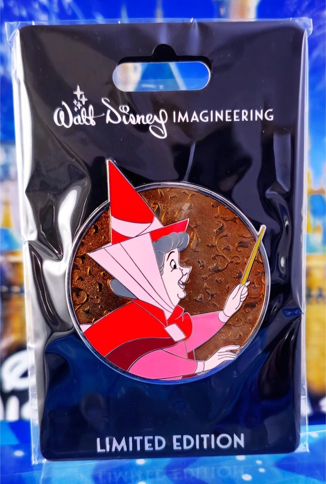 Disney WDI Heroes Pin - Flora LE 250 NEW Sleeping Beauty Heroine Profile - Image 1 of 1