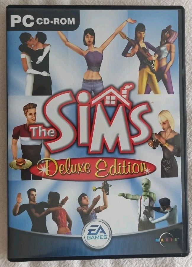 The Sims Deluxe Edition PC Gioco Completo in Italiano Come Nuovo! Raro Vintage - Immagine 1 di 4