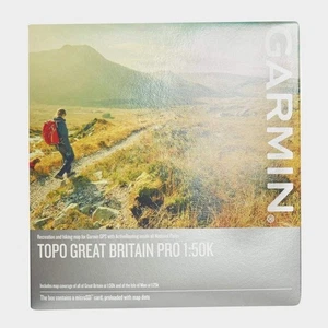 Garmin TOPO Great Britain Pro 1:50K Maps MicoSD Card ActiveRouting - Picture 1 of 1