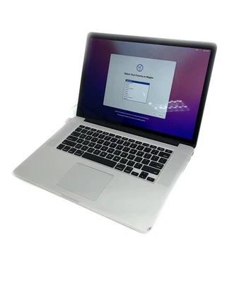 15.4"Apple MacBook Pro A1398 i7-4870HQ 250GB SSD 16GB RAM Monterey 2015 - Image 1 of 4
