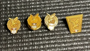 4 Gruppen Lot Vintage FOE Bruderorden Adler Pin Rückseite 5 10 20 Jahre - Bild 1 von 5