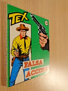 Tex da lire 700 N.37 Falsa Accusa! Edicola/Magazzino Rarissimo retro VERDE ▓ - Picture 1 of 3