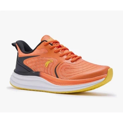 Zapatos ortopédicos para correr naranja para hombre tela de malla soporte para el arco antideslizantes talla 10 Foto 1 de 4