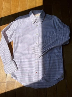 Camisa VISVIM Sea Island Algodón BD Manga Larga Cuadros Rojo Azul Blanco Foto 1 de 4