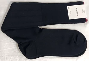 Nordstrom schwarze lange Anzugsocken aus Merinowolle für Herren Größe Medium 8-10 NEU - Bild 1 von 5