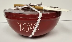 Rae Dunn Mixing Bowl W/Spatula XOXO - Picture 1 of 7