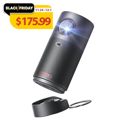 NEBULA Capsule Air Google TV Projector Portable 2H Play Officially Licensed NFLX - Image 1 of 4
