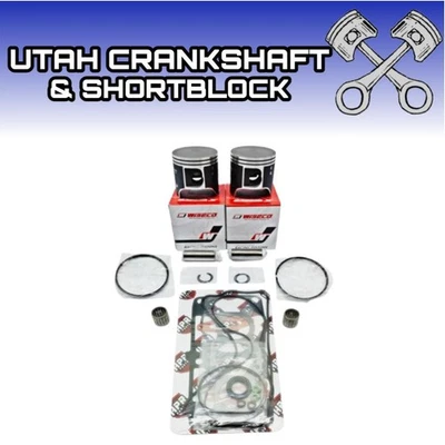 85mm Wiseco Top End Gaskets Pistons Bearings 13-16 Polaris 800 Indy RMK Rush SKS - Image 1 of 2