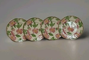 VTG Franciscan DESERT ROSE 7 7/8" Salad Plates Johnson Bros England Lot of 4 EUC - Picture 1 of 7
