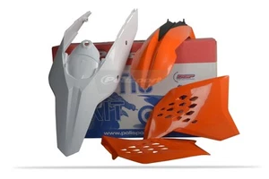 Kit completo de plástico careno - enduro negro naranja blanco polisport ktm e... - Imagen 1 de 1