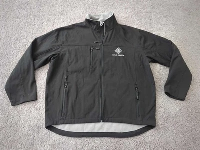 Euclid Chemical Jacket Mens 2XL Full Zip Devon & Jones Black Workwear - Image 1 of 4