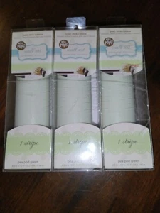 WallPops! 3  Wall Art peapod green one stripe Peel And Stick Border NIB - Picture 1 of 12