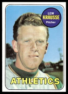 1969 Topps #23 Lew Krausse Oakland Athletics NR-MINT - Picture 1 of 2