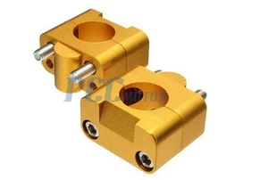 CNC 1 1/8" 28MM Fat Bar Clamps FOR ATV PIT BIKE CL11 - Picture 1 of 3