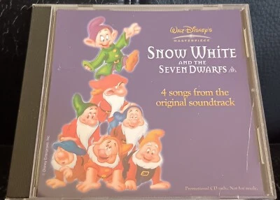 Snow White And The Seven Dwarfs - 4 Songs From Soundtrack - 2001 promo CD VG+ - Image 1 of 3