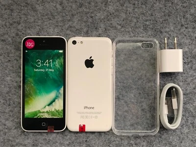 Original&90% N ew Apple iPhone 5c White 8/16/32GB Facroty UNlocked(any carrier) - Image 1 of 4