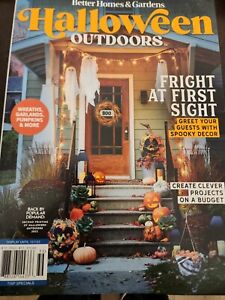 Better Homes & Gardens HALLOWEEN Outdoors Magazine Projects Decor Fall Holiday