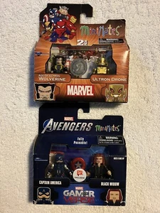 Minimates Marvel Age of Ultron Wolverine/Drone & Captain America/Black Widow Lot - Picture 1 of 22