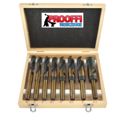 GK HSS Bohrer Metallbohrer Spiralbohrer Maschinenbohrer Satz 14 mm - 25.5 mm G38115