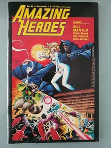 AMAZING HEROES #60 1984 FANTAGRAPHICS COMICS CLOAK & DAGGER! ROCKET RACCOON - Picture 1 of 2