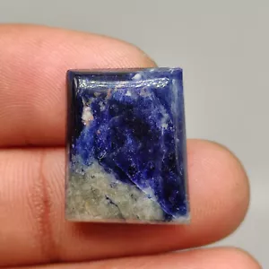 Natural blue sodalite cabochon sodalite smooth polish gemstone for jewelry G6316 - Picture 1 of 5