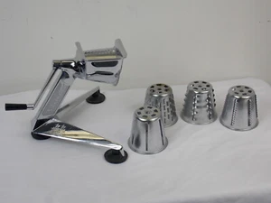 Saladmaster Five Star Food Processor 5 Blade Cones Slicer Shredder - Picture 1 of 7