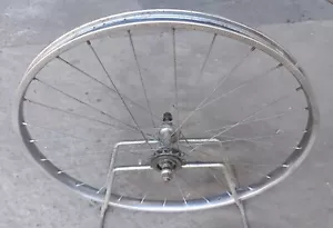 Ruota posteriore 22" per bici cerchio in acciaio raggi 28, pignone denti 16 - Picture 1 of 4