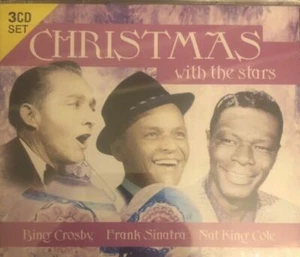 V4 BRAND NEW SEALED CHRISTMAS WITH THE STARS 3 x CD CROSBY/NAT/FRANK - Picture 1 of 1